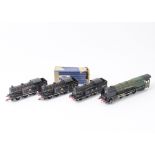 Hornby-Dublo 00 Gauge 3-rail Locomotives, including an early LMS 0-6-2T no 6917 with bright gold