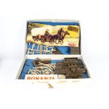 Palitoy Bonanza 4 in 1 Wagon Set, comprising Horses, wagon base, wheels, Covers and other items to