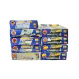 Airfix Naval Kits, a boxed group of nine 1:600 scale kits comprising 04212 HMS Belfast, 03204 HMS