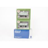 Dapol and Lion Heart Trains 0 Gauge Goods Wagons, a boxed trio comprising, Dapol 7F-100-003 SR Brake