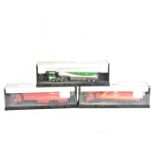 Corgi Modern Trucks, a group of 1:50 scale models all in plastic display cases comprising tankers,