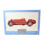 Pocher Alfa Romeo Kit, a boxed and factory sealed 1:8 scale K/71 Alfa Romeo 8C 2300 Monza 1931