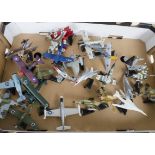 Smaller scale diecast military aircraft, An international selection of aircraft, including Mig 15,