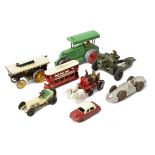 Postwar and later Diecast Vehicles, a playworn group of private, commercial, competition and