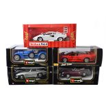 Modern Diecast Vehicles, boxed 1:18 scale examples including Burago 3005 Bugatti Type 59, 3013