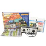 A Hornby 00 Gauge R1005 Industrial Freight Set and Duette Controller, the set with 0-4-0 loco,