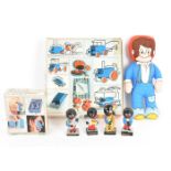 Robertson's Gollys Lego and other Toys, Plaster Golly Band Members (10), Plaster and Plastic