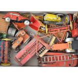 Postwar and Later Diecast and Tinplate Vehicles, a playworn collection of commercial vehicles,