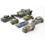 Postwar and Modern Military and Other Vehicles, an unboxed/playworn group of mostly military