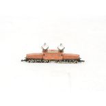 A Märklin Mini-Club Z Gauge Swiss 'Krokodil' Locomotive, type 1-Co-Co-1, unboxed, in original