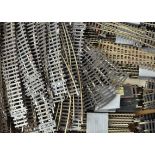 A Large Quantity of 00 Gauge 2-rail Track and Layout Operating Parts, including Peco points (