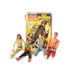 Action Man and Accessories and other Figures, Action Man (3), Marx Wild West Figures (3) and other