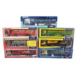 Corgi Haulage Vehicles, a boxed group of limited edition 1:50 scale curtainside articulated