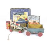 Various 1920s-1960s Toy Rifles Tinplate and other Toys including Camtoy Money Box, Fairylite