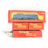 A Tri-ang-Hornby R753 E3001 Electric Locomotive and Overhead Equipment, the locomotive in BR blue