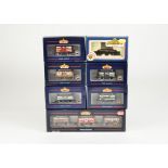 Bachmann 00 Gauge Private Owner Wagons, including one 3-wagon set 37-080X, one flat wagon, one van