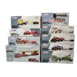 Corgi Heavy Haulage Models, a boxed collection of 1:50 scale models, some limited edition,