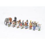 Collection of Britains Cadbury Cococubs, 16 different pieces including Tiny Tusks, Nutty Squirrel,