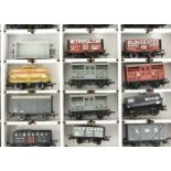 A Box of 30 Assorted 00 Gauge Freight Wagons, by Bachmann, Dapol, GraFar and others including PO