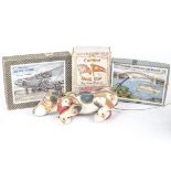 Various 1950s-60s Toys Figures Diecast Jigsaws and Playing Cards, Britains plastic Covered Wagon (