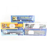 Corgi Haulage Vehicles, a boxed group of limited edition 1:50 scale curtainside articulated