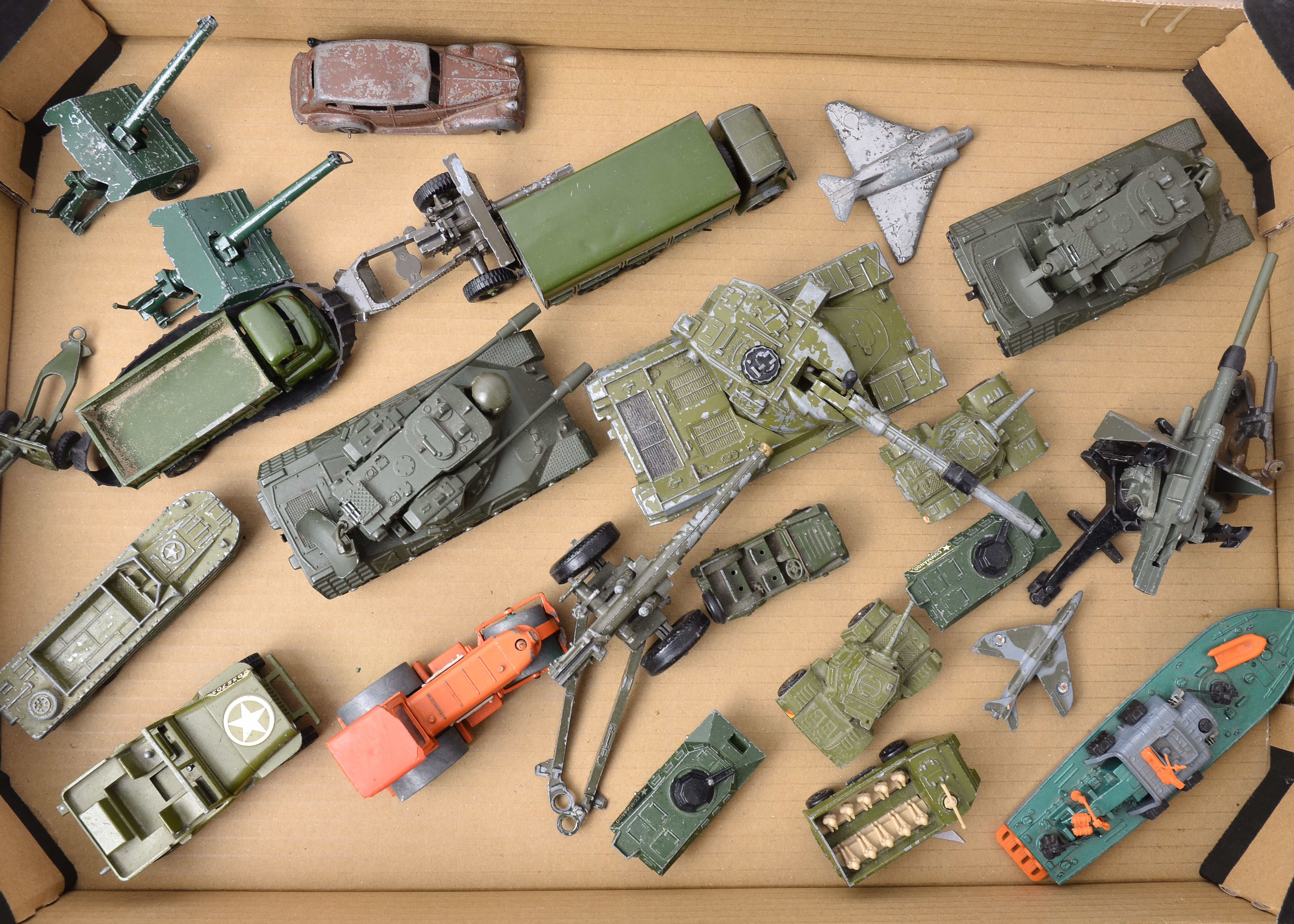 Military and Other Diecast Vehicles, a playworn collection of mostly military vehicles, mainly by - Image 2 of 2