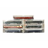 Fleischmann H0 Gauge Continental Coaches, 5162 TEE Speisewagen with pantograph, 5841 DSG