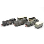 Hornby-Dublo 00 Gauge 3-rail 0-6-2T Locomotives and Stock, comprising an early post-war GWR 0-6-2T