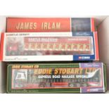 Corgi Haulage Vehicles, a boxed group of limited edition 1:50 scale curtainside articulated trucks