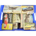 Postwar and Later Car and Aircraft Kits, a boxed group including 1:32 scale car kits by Airfix