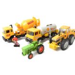 Britains Farm and Commercial Vehicles, an unboxed collection of modern vehicles including,