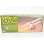 Hasegawa Sopwith Camel Kit, a boxed 1:8 scale CP-02 Museum Model series Sopwith F1 Camel wood and