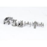 Complete set of 24 Danbury Mint pewter 'The Classic Artillery Collection', artillery pieces