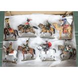 Collection of Del Prado Napoleonic and other Horsemen, including mounted French Camel Corps,