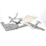 Larger Scale Model Aircraft, A collection of metal and plastic models, including, Spitfire,