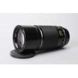 A Super-Multi-Coated Takumar/6x7 300mm f/4 Lens, serial no. 8475499, barrel G, elements F, fungus,