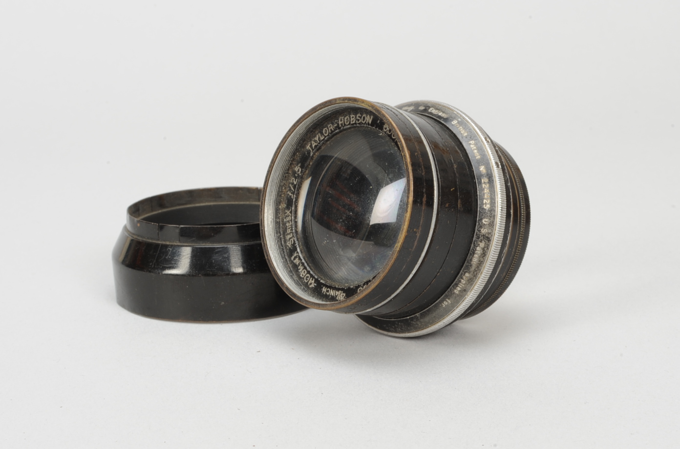 A Taylor-Hobson Cooke Anastigmat Series X 4¼in.(108mm) f/2.5 Lens, serial no. 202395, 1930s,