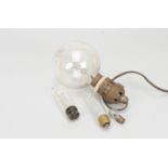 A Mazda 1000 watts Studio Floodlight, a 260 volts incandescent spherical glass bulb, filament