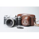 A Rectaflex 1300 SLR Camera, with a Kilfitt Makro Kilar f/3.4 4cm standard lens, lens cap and