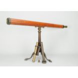 An early 19th Century 3in. Astronomical Table Telescope, with tapering body-tube, 960mm long,