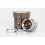 A Leitz Summicron 5cm f/2 Collapsible Lens, serial no. 1040863, 1952, Leica screw mount, barrel G,