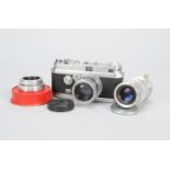 An OPL Foca U R (Universel Retardeur) Rangefinder Camera, serial no. 207.372 R, shutter not working,