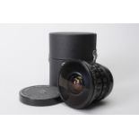 A Super-Multi-Coated Fish-Eye Takumar/6x7 35mm f/4.5 Lens, serial no. 5551326, built-in filters (UV,