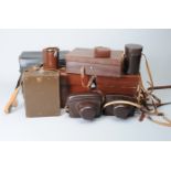 Leitz and Other Leather Cases, an unbranded fitted outfit case for camera, lenses and accessories,