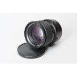A Carl Zeiss Sonnar T* 150mm f/2.8 Lens, serial no. 6064575, no shutter type, barrel VG, elements