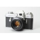 A Leicaflex SLR Camera, chrome, serial no. 1154817, 1966, later type, shutter working, self-timer