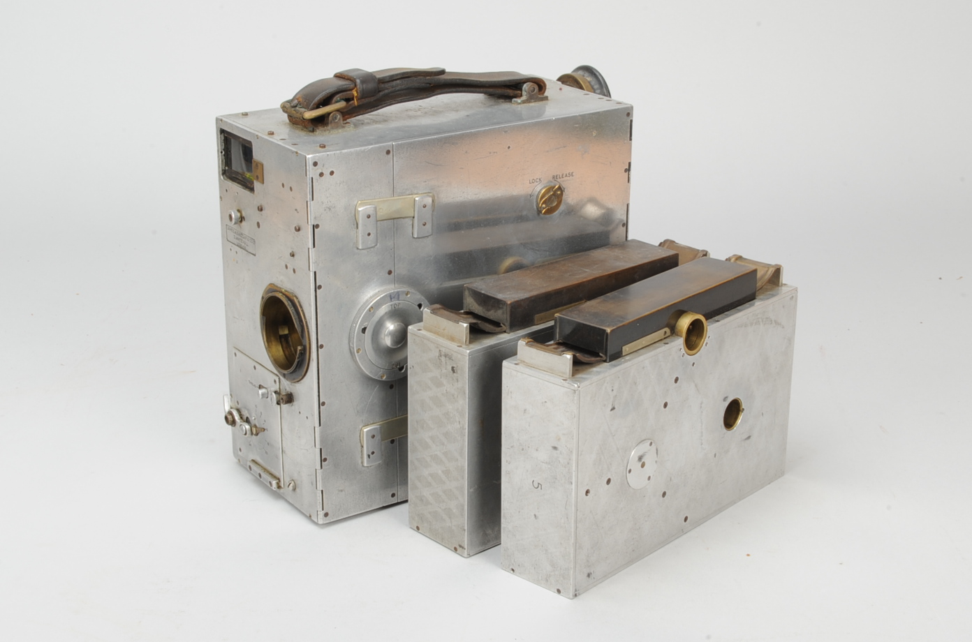 A Newman Sinclair Auto Kine 35mm Camera Body, an early example, 1930s, serial no. 281, plain