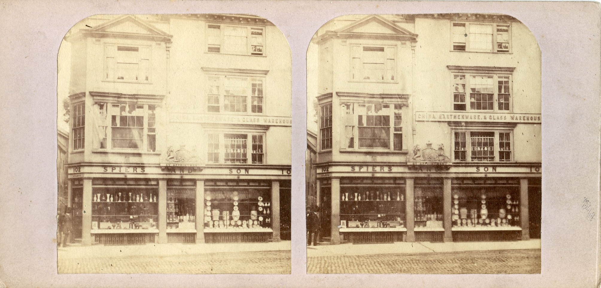 Spiers & Son Stereoscopic Cards of Oxford 1857-1860, Philip De La Motte - unnnumbered of Spiers &