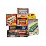 Dinky Toy Buses & Kits, 283 Single Deck Bus, 300 London Scene, 289 Routemaster, 297 Silver Jubilee