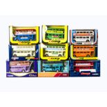 1980s-00s Corgi Toys Buses, including 469 Routemaster in varying liveries, John Menzies, Blackpool